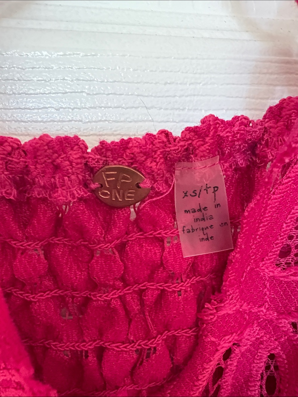 Free People Intimately FP One "Adella" Ruffled Cami Tank Top - Picture 2 of 3